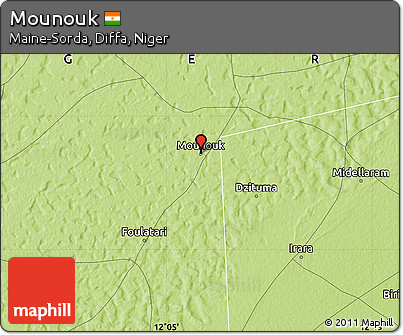 Physical Map of Mounouk