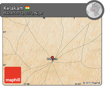 Satellite Map of Kélakam
