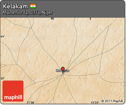 Satellite Map of Kélakam