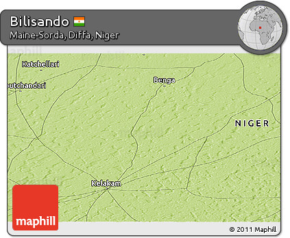 Physical Panoramic Map of Bilisando