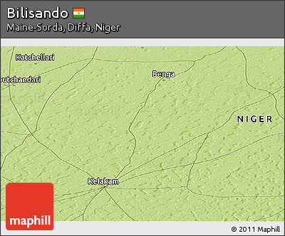 Physical Panoramic Map of Bilisando