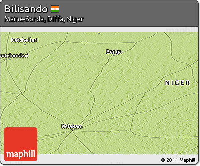 Physical Panoramic Map of Bilisando