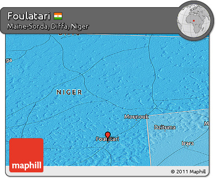 Political Panoramic Map of Foulatari