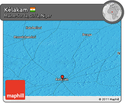 Political Panoramic Map of Kélakam
