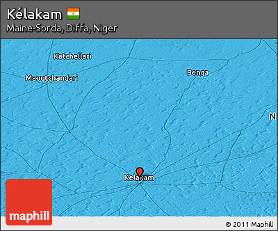 Political Panoramic Map of Kélakam