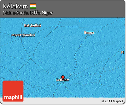Political Panoramic Map of Kélakam