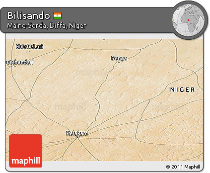 Satellite Panoramic Map of Bilisando