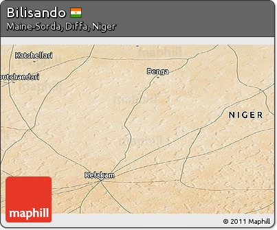 Satellite Panoramic Map of Bilisando