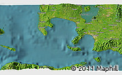 Satellite 3D Map of the area around 13° 44' 54" N, 120° 46' 30" E