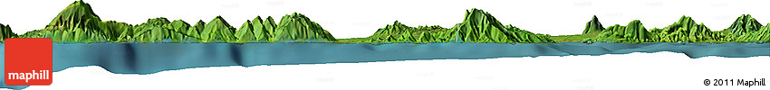 Satellite Horizon Map of Puerto Galera