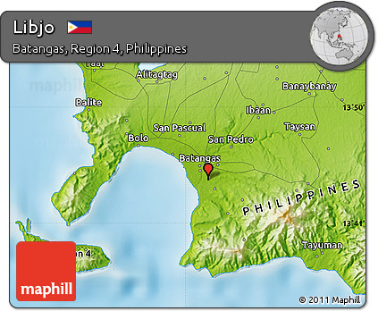 Physical Map of Libjo