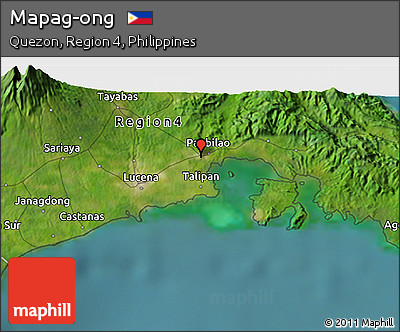 Satellite 3D Map of Mapag-ong