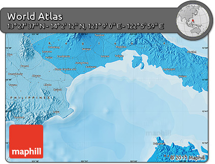 Political Map of the Area around 13°&nbsp;44'&nbsp;54"&nbsp;N,&nbsp;121°&nbsp;37'&nbsp;30"&nbsp;E
