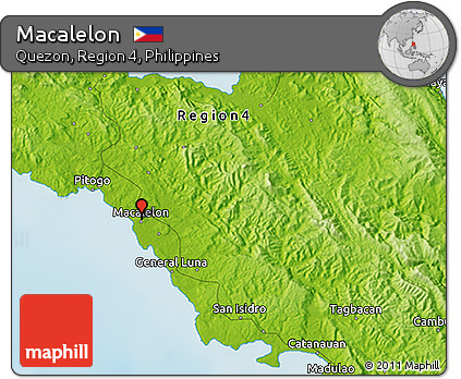 Physical 3D Map of Macalelon