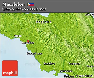 Physical 3D Map of Macalelon