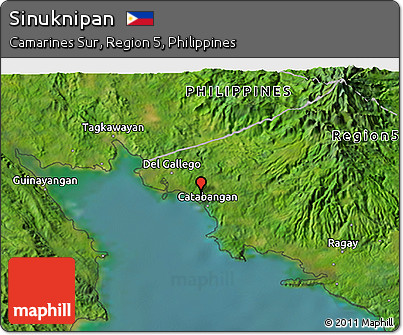 Satellite 3D Map of Sinuknipan
