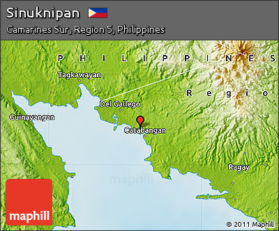 Physical Map of Sinuknipan