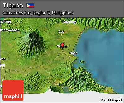 Satellite 3D Map of Tigaon