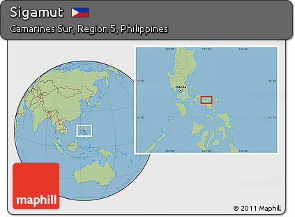 Savanna Style Location Map of Sigamut