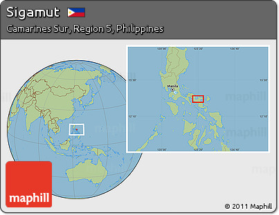 Savanna Style Location Map of Sigamut