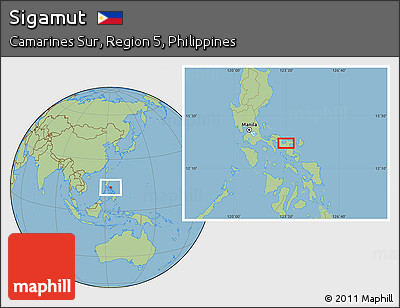 Savanna Style Location Map of Sigamut