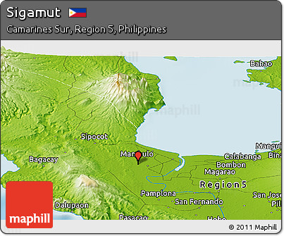 Physical Panoramic Map of Sigamut