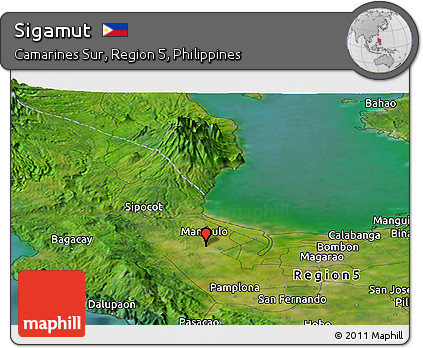 Satellite Panoramic Map of Sigamut