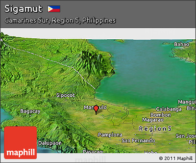 Satellite Panoramic Map of Sigamut