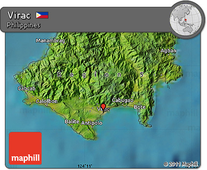 Satellite Map of Virac
