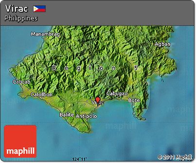 Satellite Map of Virac