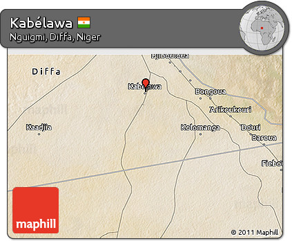 Satellite 3D Map of Kabélawa