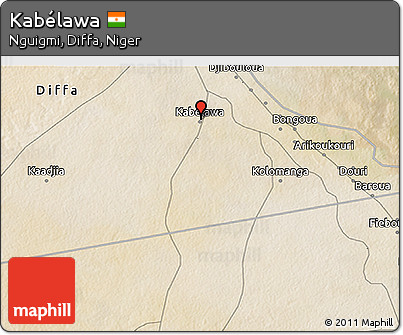 Satellite 3D Map of Kabélawa