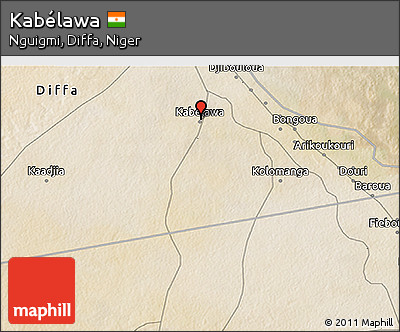 Satellite 3D Map of Kabélawa