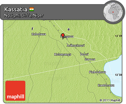 Physical Map of Kassatia