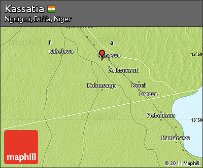 Physical Map of Kassatia