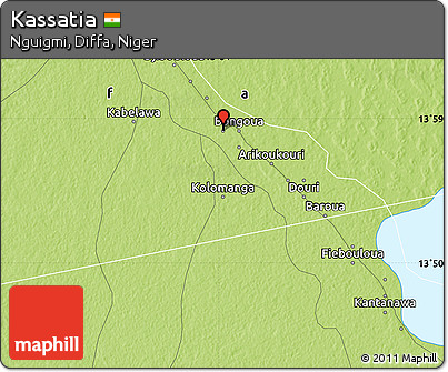 Physical Map of Kassatia