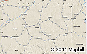 Shaded Relief Map of the area around 13° 44' 54" N, 12° 40' 30" W