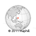 Outline Map of the Area around 13° 44' 54" N, 130° 7' 30" E, rectangular outline