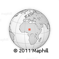 Outline Map of the Area around 13° 44' 54" N, 13° 40' 30" E, rectangular outline