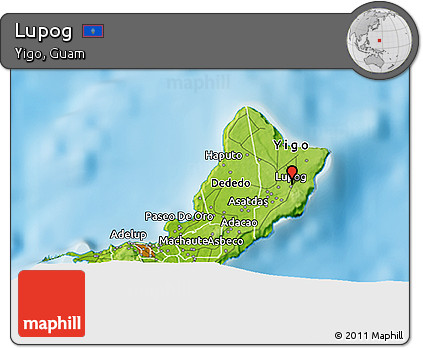 Physical 3D Map of Lupog