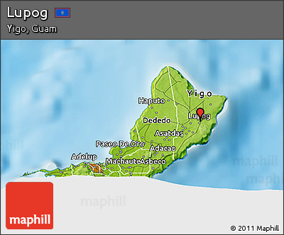 Physical 3D Map of Lupog