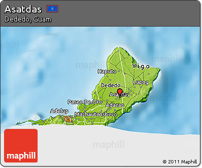 Physical 3D Map of Asatdas