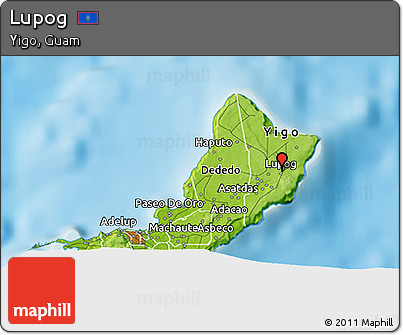 Physical 3D Map of Lupog