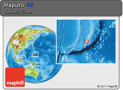 Physical Location Map of Haputo