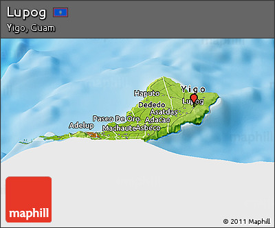 Physical Panoramic Map of Lupog