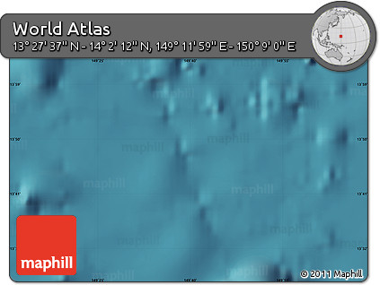 Satellite Map of the Area around 13° 44' 54" N, 149° 40' 30" E