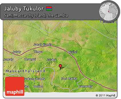 Satellite 3D Map of Jaluby Tukulor