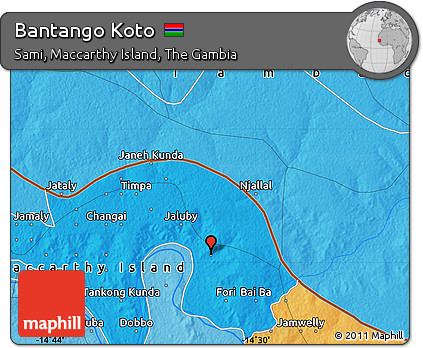 Political Map of Bantango Koto