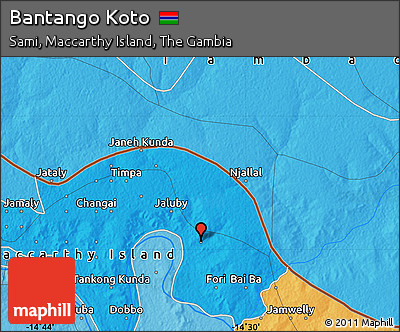 Political Map of Bantango Koto