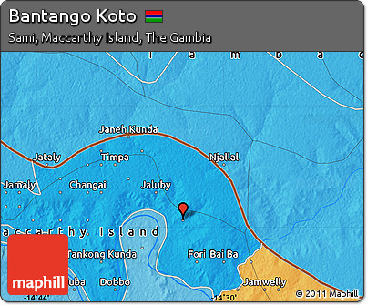 Political Map of Bantango Koto